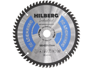 Диск пильный по алюминию 180х60Tx20мм Hilberg Industrial HA180