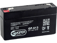 Аккумуляторная батарея Kiper F1 6V/1.3Ah (GP-613)
