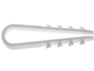 Дюбель-хомут для круглого кабеля 5-10мм белый 100шт Starfix (SM-96276-100)