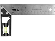 Угольник слесарный с уровнем 150мм Yato YT-70843