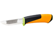Нож для тяжелых работ с точилкой Fiskars (1023619)