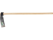 Кетмень 175х265х900мм цельнокованый деревянный лакированный черенок Сибртех (62368)