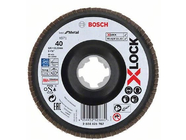 Круг лепестковый 125х22.2мм G40 конический Best For Metal X-LOCK Bosch (2608621767)