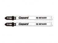 Пилки лобзиковые T118А по металлу 2шт. Gepard (GP0612-01)