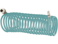 Шланг полиуретановый спиральный BASF 15м 6/8мм с быстросъемн. соединениями Stels (57009)