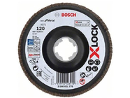 Круг лепестковый 125х22.2мм G120 конический Best For Metal X-LOCK Bosch (2608621770)