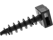 Дюбель для хомута-стяжки 8.0х45 мм черный (500 шт) Starfix (SM-43517-500)