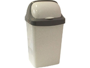 Контейнер для мусора РОЛЛ ТОП 9л (мраморный) IDEA (М2465)
