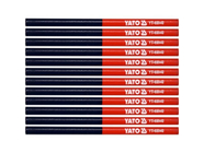 Карандаш столярный синий-красный 12шт Yato YT-69940