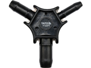 Калибратор для пластиковых труб с фаскоснимателем 16/20/26 Yato YT-22374