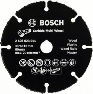 Круг отрезной 125х1.0x22.2 мм для дерева Multi Wheel BOSCH (2608623013)