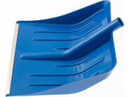 Лопата для уборки снега пластиковая синяя 400х420мм без черенка Сибртех 616185