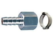 Переходник 1/4"F x елочка 10мм с обжимным кольцом Fubag (180252 B)