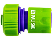 Соединитель пластмассовый быстросъемный для шланга 3/4" аквастоп Palisad (66165)