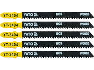 Полотна для электролобзика по дереву L100мм (5шт) Yato YT-3404