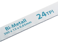 Полотна для ножовки по металлу 300мм 24TPI BiM 2шт Gross (77729)