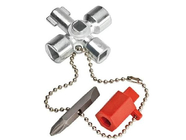 Ключ крестовой 4-лучевой для стандартных шкафов и систем запирания 44мм Knipex (001102)