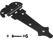 Петля-стрела фигурная 150мм черная матовая Starfix (SMP-66928-1)