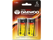 Батарейка C LR14 1,5V alkaline BL-2шт Daewoo Energy (4690601030405)