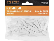 Клин для плитки малый 28х6х6мм 100шт Startul MASTER (ST4402-28)