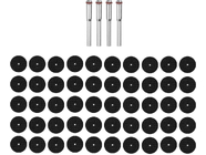 Набор абразивных отрезных дисков для гравера + держатели Deko RT54 (SET54) (065-0683)