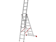 Лестница трехсекционная алюминиевая 1126см 38.5кг Новая Высота NV323 (3231317)