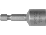 Насадка отверточная магнитная 6-гр. 8х48мм 1/4" CrV Yato YT-1503
