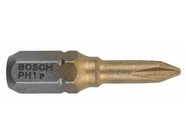 Насадка (бита) крестообразная PH1 25мм 3шт Bosch Max Grip (2607001544)