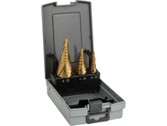 Набор ступенчатых сверл HSS-TiN Pro Box 4-12/4-20/6-30мм 3шт Bosch (2608587432)