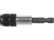 Держатель магнитный быстросъемный 60мм для бит 1/4" Yato YT-0468