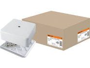Коробка распаячная КР 50х50х20 ОП с клем. колодкой белая IP40 TDM (SQ1401-0202)