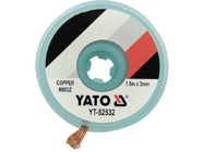 Медная лента для удаления припоя 3.0мм х 1.5м Yato YT-82532
