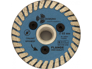 Алмазный диск с фланцем 65мм М14 Turbo hot press Trio Diamond FHQ442