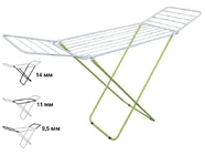 Сушилка для белья напольная 16м бело-зеленая PERFECTO LINEA Maria (46-001160)