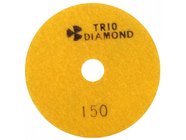 Алмазный гибкий шлифовально-полировальный круг 150 "Черепашка" 100мм Trio-Diamond 340150