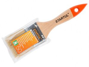 Кисть плоская 2"-50мм STARTUL STANDART+ (флейцевая малярная, удлиненная щетина, утолщенная рукоять) (ST0100-50)