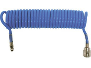 Шланг спиральный для воздуха с фитингами 6.5х10мм 5м (PU) Yato YT-24204