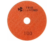 Алмазный гибкий шлифовально-полировальный круг 100 "Черепашка" 100мм Trio-Diamond 340100
