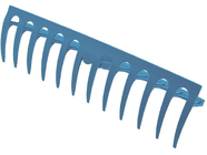 Грабли пластиковые 400мм 12 прямых зубьев усиленные Palisad Luxe (61732)