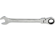 Ключ комбинированный трещоточный шарнирный 19мм CrV Matrix Professional (14871)