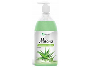 Жидкое крем-мыло Milana Алоэ вера 1л с дозатором Grass (126601)