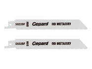 Пилки для сабельной пилы S 922BF по металлу 2шт. GEPARD (GP0618-24)