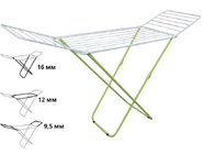 Сушилка для белья напольная 18м бело-зеленая PERFECTO LINEA Bona (46-011821)