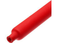 Термоусадочная клеевая трубка с подавлением горения КВТ ТТК(3:1)-18-6 красная (67236)