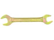 Ключ рожковый 20х22мм желтый цинк Сибртех (14312)