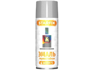 Краска-эмаль аэроз. термостойкая силиконовая серебристый 520мл Starfix (SM-39874-1)