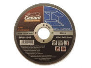 Отрезной круг 125х1,0х22мм для металла GEPARD (GP10125-10)