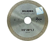 Алмазный диск Master Ceramic 115x8.3x20мм Hilberg HM510