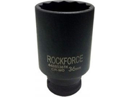 Головка ударная глубокая тонкостенная 1/2" 36мм (12гр.) (наружный диаметр- 47,5мм ) Rock Force RF-4488536TH