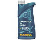 Масло для пневмоинструмента минеральное 1л MANNOL Compressor Oil ISO 46 (4036021140100)
